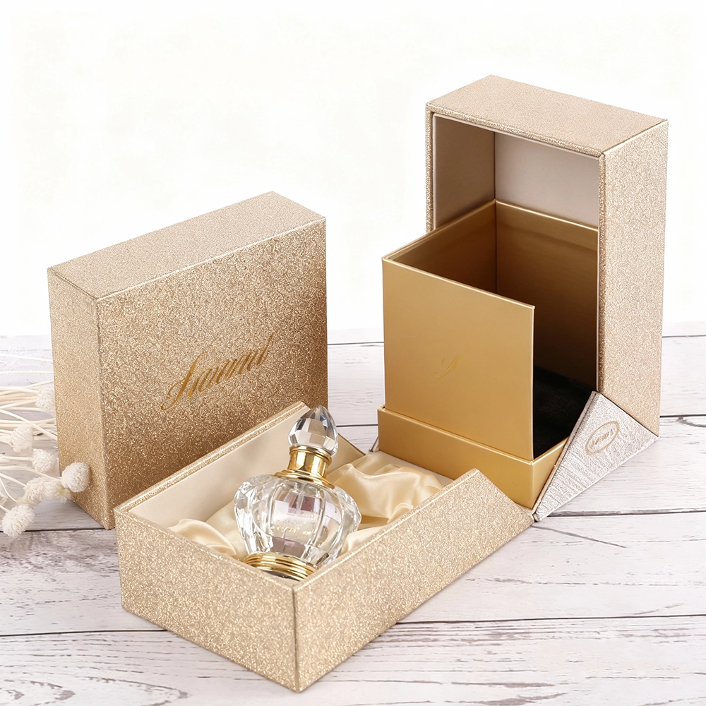 custom perfume gift box structure for bottle protection and display